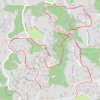 Los Altos Hills trails trail, distance, elevation, map, profile, GPS track