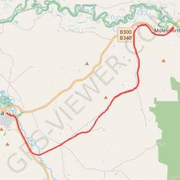 Molesworth - Yea trail, distance, elevation, map, profile, GPS track