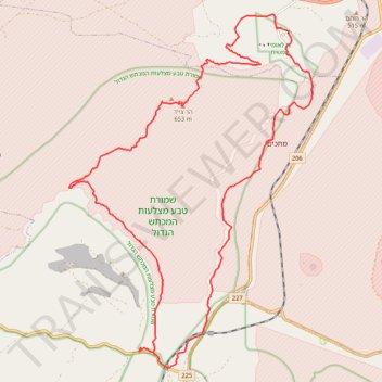 Mashashit and Tzayad Hike trail, distance, elevation, map, profile, GPS track