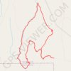 Loop bike in Wenas Wildlife Area trail, distance, elevation, map, profile, GPS track