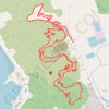 Coromandel Mountain Biking trail, distance, elevation, map, profile, GPS track