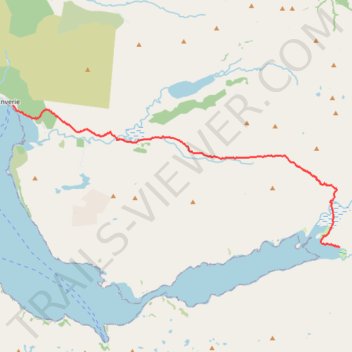 Hike from Sourlies to Inverie trail, distance, elevation, map, profile, GPS track
