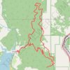 Boca Ridge Trail Run trail, distance, elevation, map, profile, GPS track