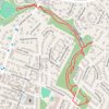 Hunt's Woods Park trail, distance, elevation, map, profile, GPS track
