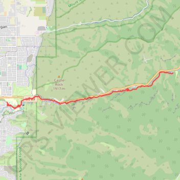 Logan River Trail trail, distance, elevation, map, profile, GPS track
