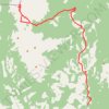 Tornado Mountain and "Whirlwind Tower" trail, distance, elevation, map, profile, GPS track