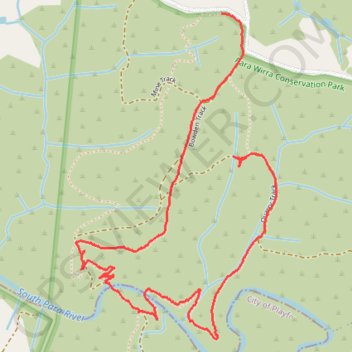 Lady Pearce Circuit trail, distance, elevation, map, profile, GPS track