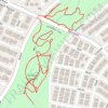 Bosque Canyon trail, distance, elevation, map, profile, GPS track