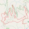 Highlands and Fork Lodge Trail System loop hike trail, distance, elevation, map, profile, GPS track