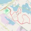 Sebago Lake Land Reserve loop trails trail, distance, elevation, map, profile, GPS track