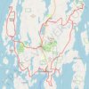 Boothbay Missing Tiles trail, distance, elevation, map, profile, GPS track