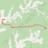 Coppercrown Mountain trail, distance, elevation, map, profile, GPS track