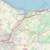 Caen Merville Cabourg (via Sallenelles) trail, distance, elevation, map, profile, GPS track