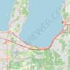 Ride to Deepwater Point Park via Traverse Area Recreational Trail trail, distance, elevation, map, profile, GPS track