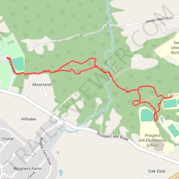 Prospect Mill Park > HCC Observatory trail, distance, elevation, map, profile, GPS track