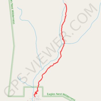 Booth Falls trail, distance, elevation, map, profile, GPS track