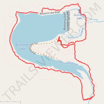 Bixhoma Lake Trail trail, distance, elevation, map, profile, GPS track