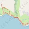 Durgan to Mawnan walk trail, distance, elevation, map, profile, GPS track