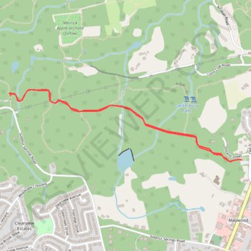 Heritage Trail - Dundas Valley Conservation Area trail, distance, elevation, map, profile, GPS track