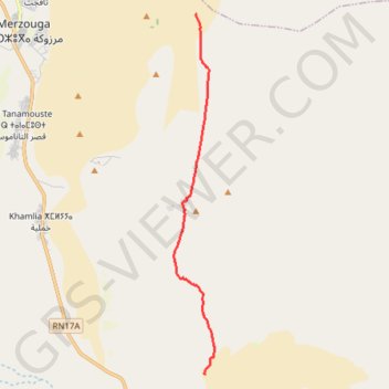Maroc trail, distance, elevation, map, profile, GPS track