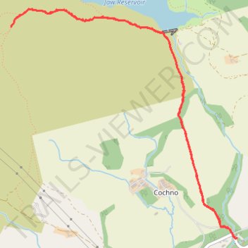 Cochno Loch and Hill - Kilpatrick Hills trail, distance, elevation, map, profile, GPS track
