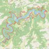 Circuit du Lac de la Haute Sûre trail, distance, elevation, map, profile, GPS track