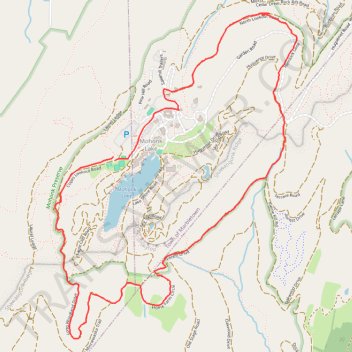 Copes Lookout and North Lookout Loop in Mohonk Preserve trail, distance, elevation, map, profile, GPS track
