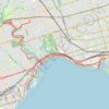 Toronto Cycling trail, distance, elevation, map, profile, GPS track