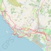 Irvine, Scotland to West Kilbride and back trail, distance, elevation, map, profile, GPS track