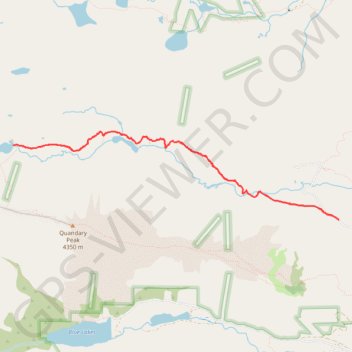McCullough Gulch Trail trail, distance, elevation, map, profile, GPS track