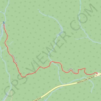 Laurel Falls trail, distance, elevation, map, profile, GPS track
