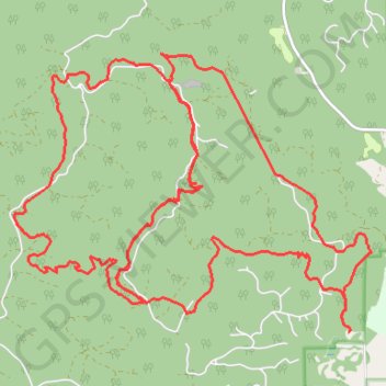 Mima Falls MTB ride trail, distance, elevation, map, profile, GPS track
