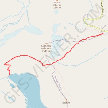Hidden Lake Trail in Glacier National Park trail, distance, elevation, map, profile, GPS track