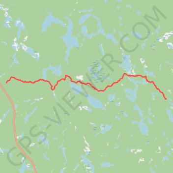 Riding to Magpie Mine trail, distance, elevation, map, profile, GPS track