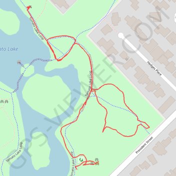 Tomato Lake Reserve trail, distance, elevation, map, profile, GPS track