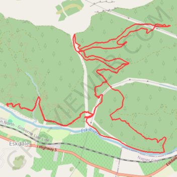 Eskdale MTB Trails trail, distance, elevation, map, profile, GPS track