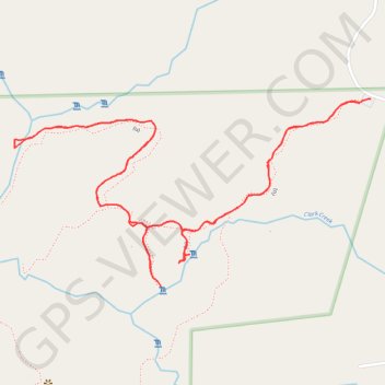 Clark Creek Improved Trail in Clark Creek Natural Area trail, distance, elevation, map, profile, GPS track