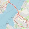 Charlottetown to Stratford on bicycle trail, distance, elevation, map, profile, GPS track