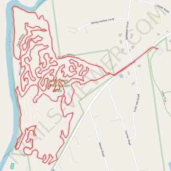 Fields Farms Conservation Area Trails trail, distance, elevation, map, profile, GPS track