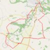 Kingscote Glos trail, distance, elevation, map, profile, GPS track