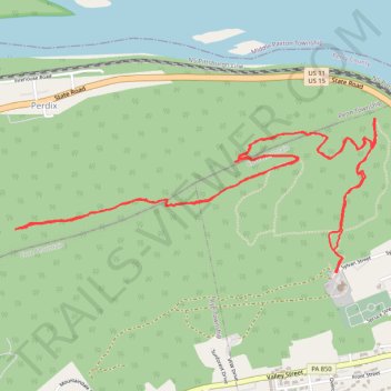 Cove Mountain Preserve trails trail, distance, elevation, map, profile, GPS track