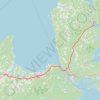 Antigonish - Whycocomagh trail, distance, elevation, map, profile, GPS track