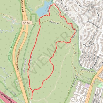 Barbara's Lake Loop trail, distance, elevation, map, profile, GPS track