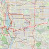 Portland Gravel/Unpaved Cycling trail, distance, elevation, map, profile, GPS track