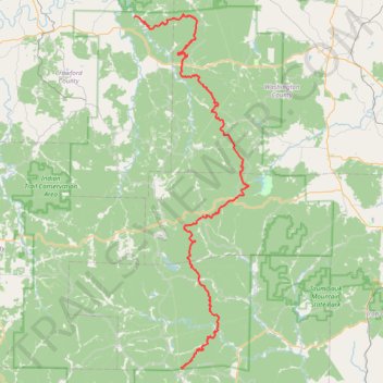 Ozark Trail 100 Mile Endurance Run trail, distance, elevation, map, profile, GPS track