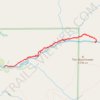 Seqoia tonokapah falls trail, distance, elevation, map, profile, GPS track