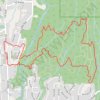 Silver Valley connector off Silver Knoll trail, distance, elevation, map, profile, GPS track