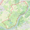 Zevergem 9km trail, distance, elevation, map, profile, GPS track