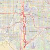 Tracked with OSMTracker for Android™ trail, distance, elevation, map, profile, GPS track