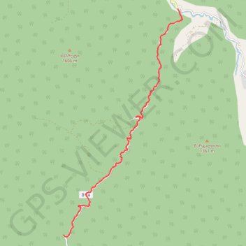Kakaskhidi - Lunch Break trail, distance, elevation, map, profile, GPS track